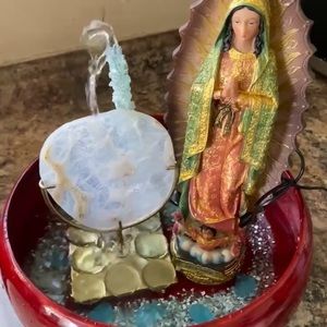Virgin Mary water fountain